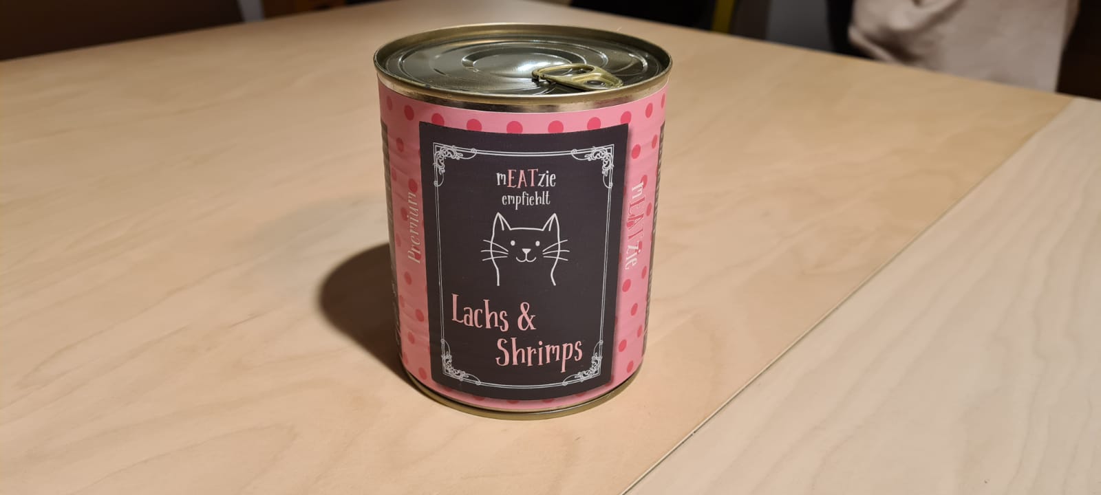 mEATzie Lachs und Shrimps